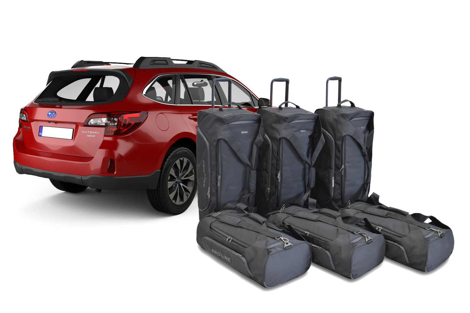 Reistassenset geschikt voor Subaru Outback V 2015-2020 wagon Pro.Line