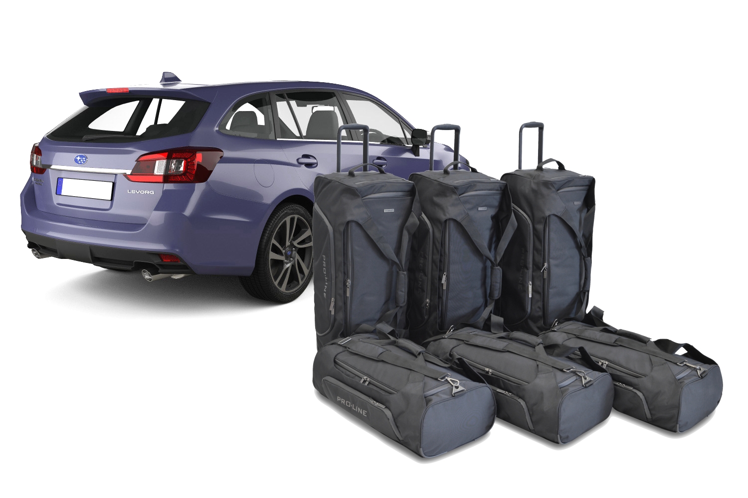 Set de sacs de voyage Subaru Levorg 2015-présent break Pro.Line