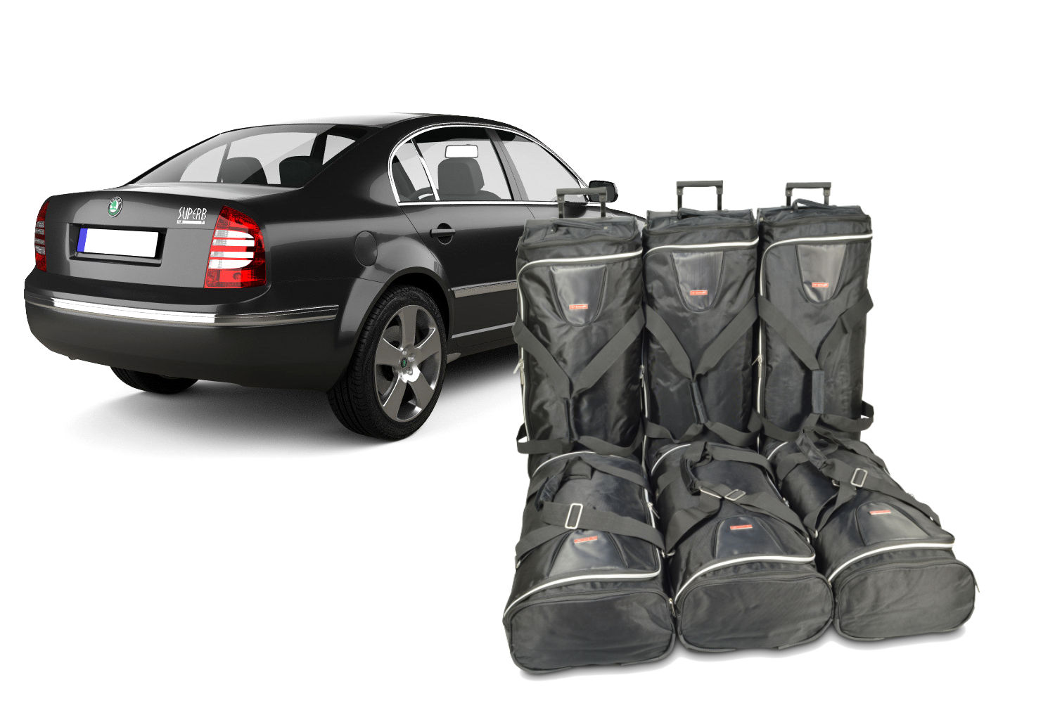 Travel bag set suitable for Skoda Superb I (3U) 2002-2008 5-door hatchback Original