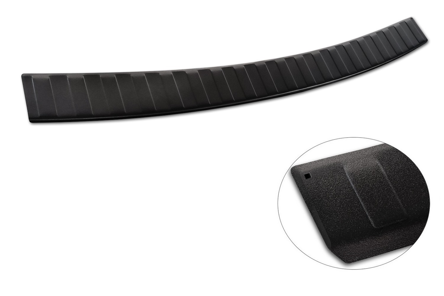 Rear bumper protector Seat Alhambra II (7N) 2010-present stainless steel anthracite matt (5) Rear bumper protector Seat Alhambra II (7N) 2010-present stainless steel anthracite matt (5)