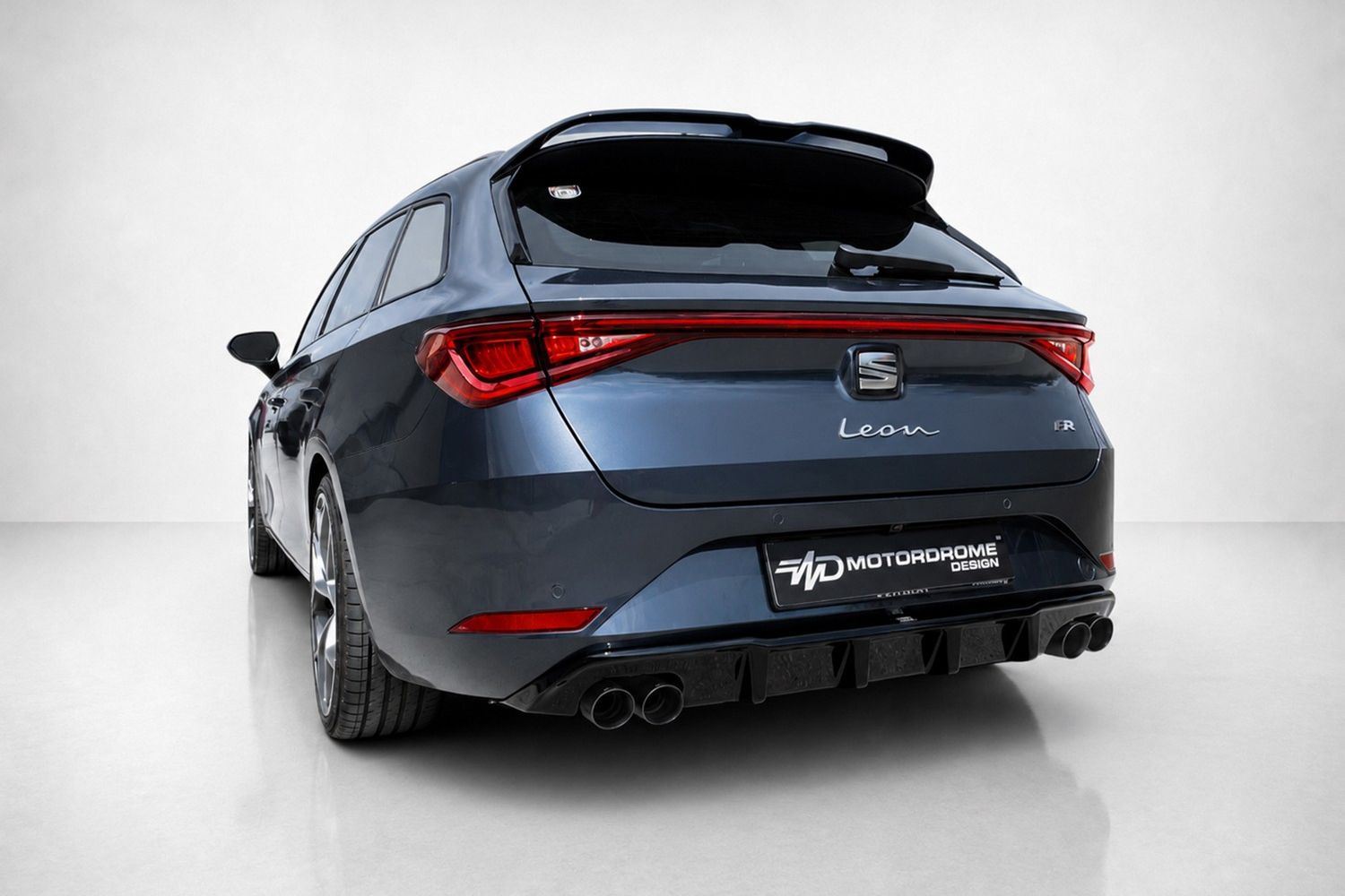 Rear diffuser Seat Leon Sportstourer (KL) 2020-present wagon ABS - painted (2) Rear diffuser Seat Leon Sportstourer (KL) 2020-present wagon ABS - painted (2)