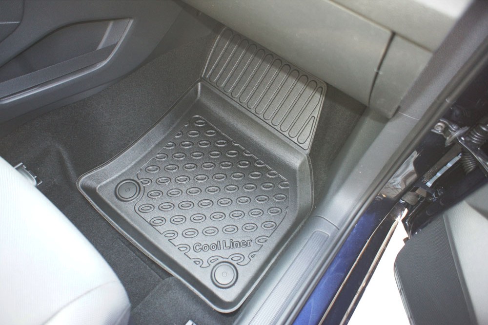 Tapis de Sol Avant et arrière en Cuir pour Seat Ateca 2016-2019