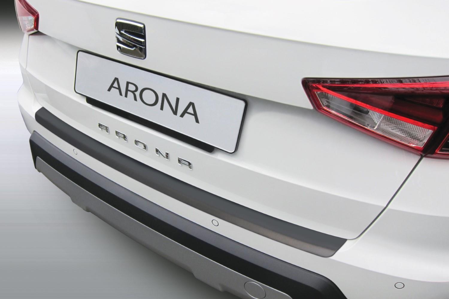 Rear bumper protector suitable for Seat Arona (KJ) 2017-present ABS - matt black
