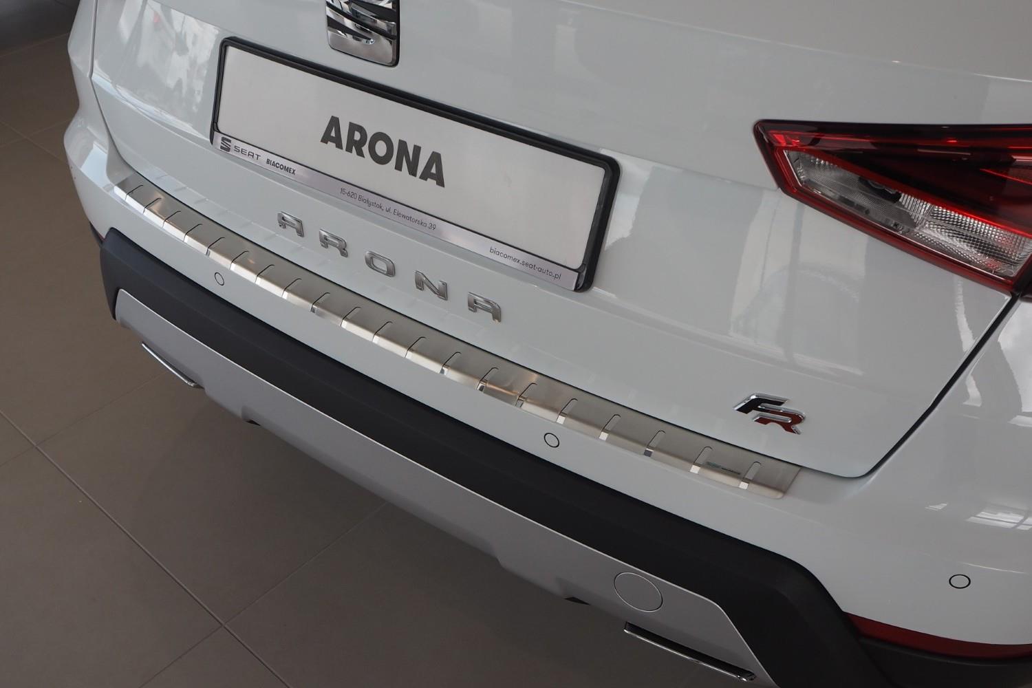 for SEAT ARONA 2017-on Rear bumper protector 4T Satin