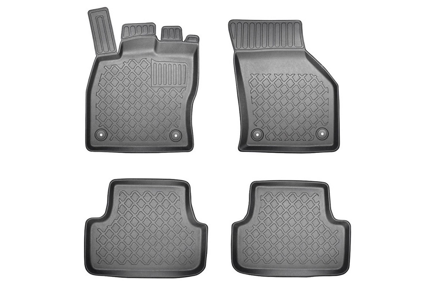 Tapis convient à Seat Leon (5F) 2012-2020 3 & 5 portes bicorps Guardliner PE/TPE caoutchouc