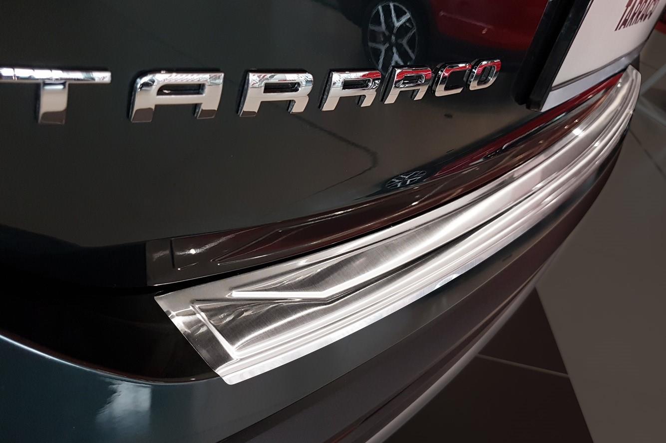 Bumperbeschermer geschikt voor Seat Tarraco (KN) 2018-heden RVS geborsteld