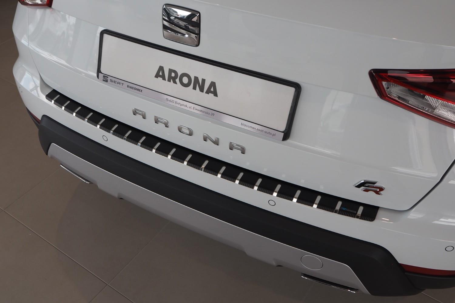Arona CarParts-Expert Folie (KJ) | - Seat Carbon Ladekantenschutz Edelstahl