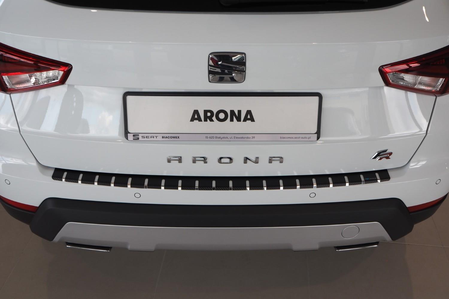 Ladekantenschutz Seat Arona (KJ) Edelstahl - Carbon Folie | CarParts-Expert