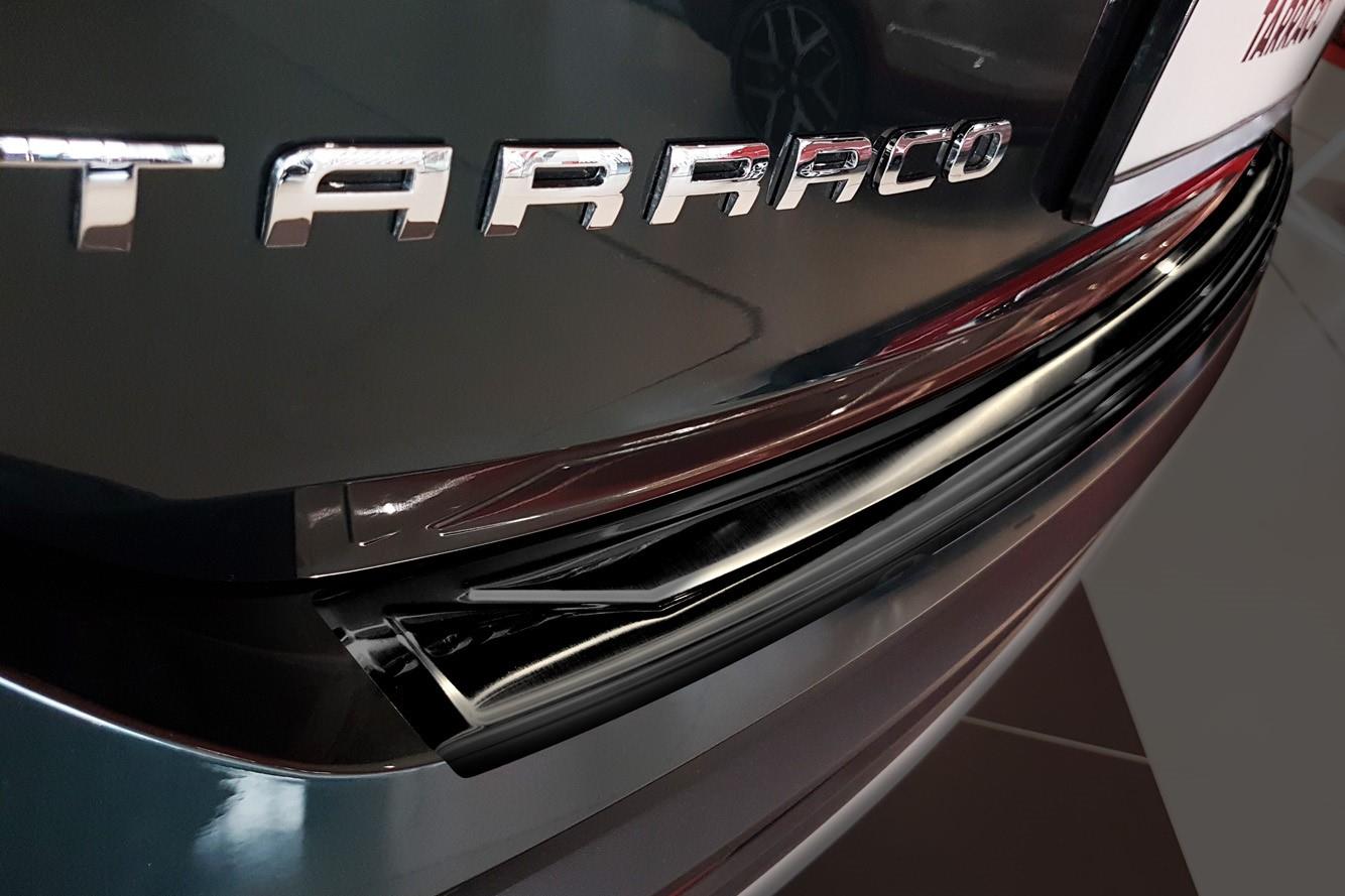 Bumperbeschermer geschikt voor Seat Tarraco (KN) 2018-heden RVS geborsteld antraciet