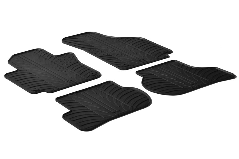 Fußmatten passend für Seat Toledo (5P) 2005-2009 5-Türer Schrägheck Rubbasol Gummi