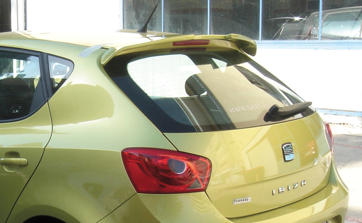 SEAT IBIZA 6J 3 door REAR/ROOF SPOILER (2008-2016)