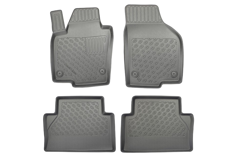 Fußmatten passend für Seat Alhambra II (7N) 2010-2022 Cool Liner PE/TPE Gummi