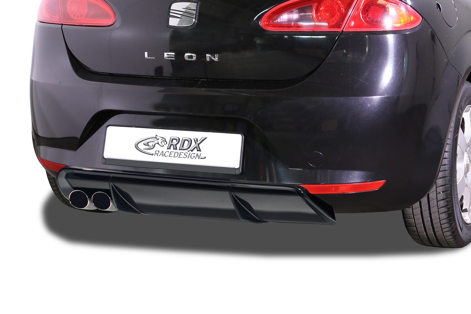 Achterdiffusor geschikt voor Seat Leon (1P) 2005-2009 5-deurs hatchback ABS