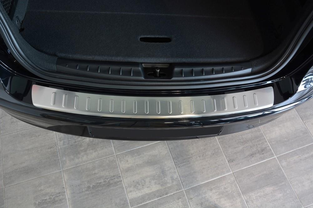 Seat Altea XL (5P) 2006-2015 rear bumper protector stainless steel (SEA6ATBP) (2)