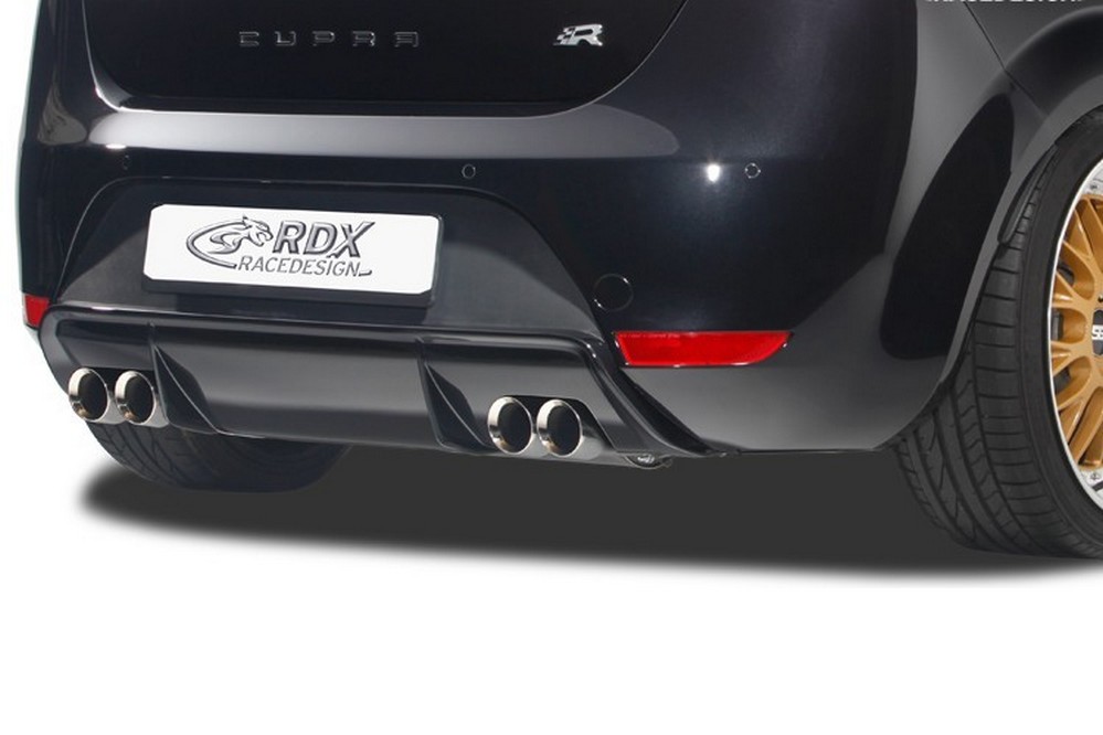Achterdiffusor geschikt voor Seat Leon (1P) 2005-2012 5-deurs hatchback PU