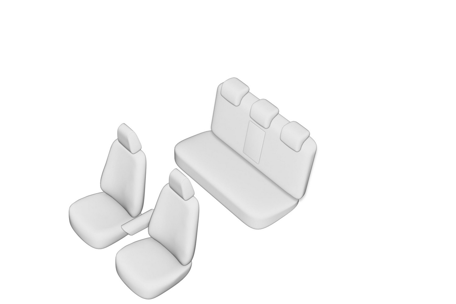 Seat covers line drawing / Sitzbezüge Strichzeichnung / Stoelhoezen lijntekening / Dessin au trait des housses de siège Seat covers line drawing / Sitzbezüge Strichzeichnung / Stoelhoezen lijntekening / Dessin au trait des housses de siège