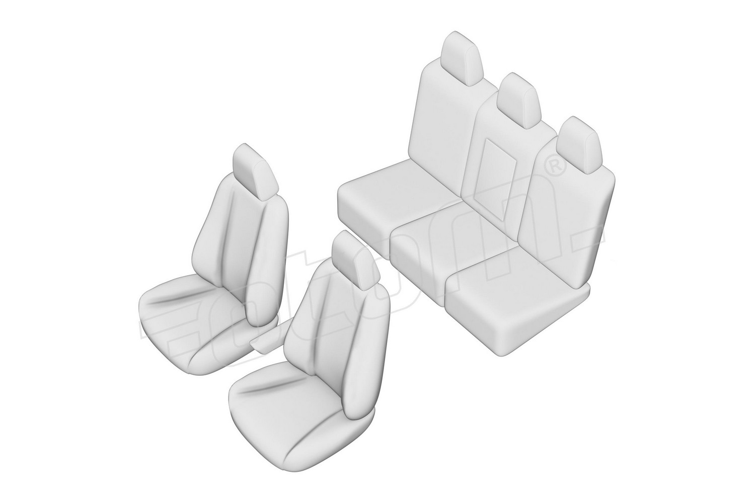 Seat covers line drawing / Sitzbezüge Strichzeichnung / Stoelhoezen lijntekening / Dessin au trait des housses de siège Seat covers line drawing / Sitzbezüge Strichzeichnung / Stoelhoezen lijntekening / Dessin au trait des housses de siège