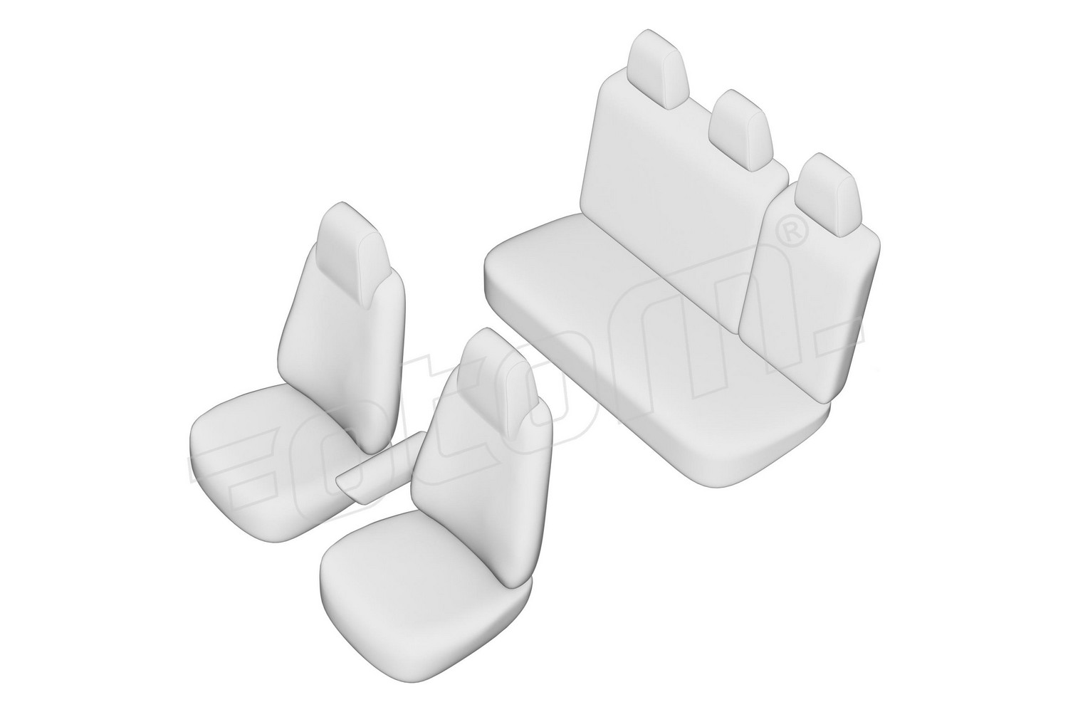 Seat covers line drawing / Sitzbezüge Strichzeichnung / Stoelhoezen lijntekening / Dessin au trait des housses de siège Seat covers line drawing / Sitzbezüge Strichzeichnung / Stoelhoezen lijntekening / Dessin au trait des housses de siège