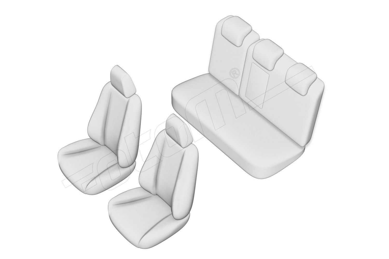 Seat covers line drawing / Sitzbezüge Strichzeichnung / Stoelhoezen lijntekening / Dessin au trait des housses de siège Seat covers line drawing / Sitzbezüge Strichzeichnung / Stoelhoezen lijntekening / Dessin au trait des housses de siège