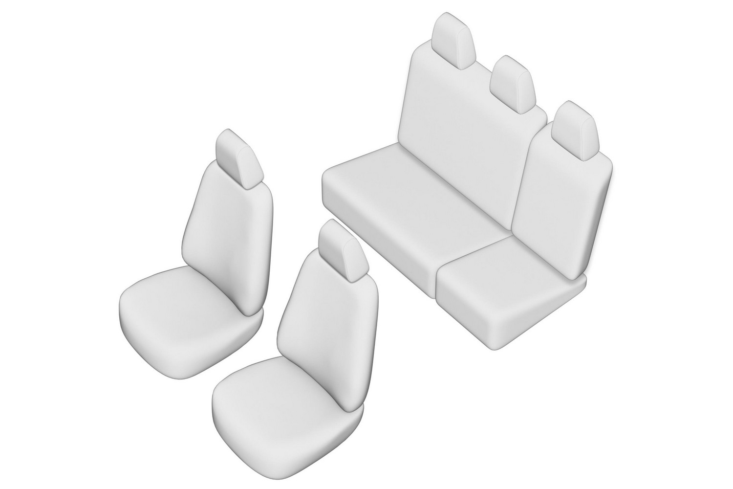 Seat covers line drawing / Sitzbez&uuml;ge Strichzeichnung / Stoelhoezen lijntekening / Dessin au trait des housses de si&egrave;ge