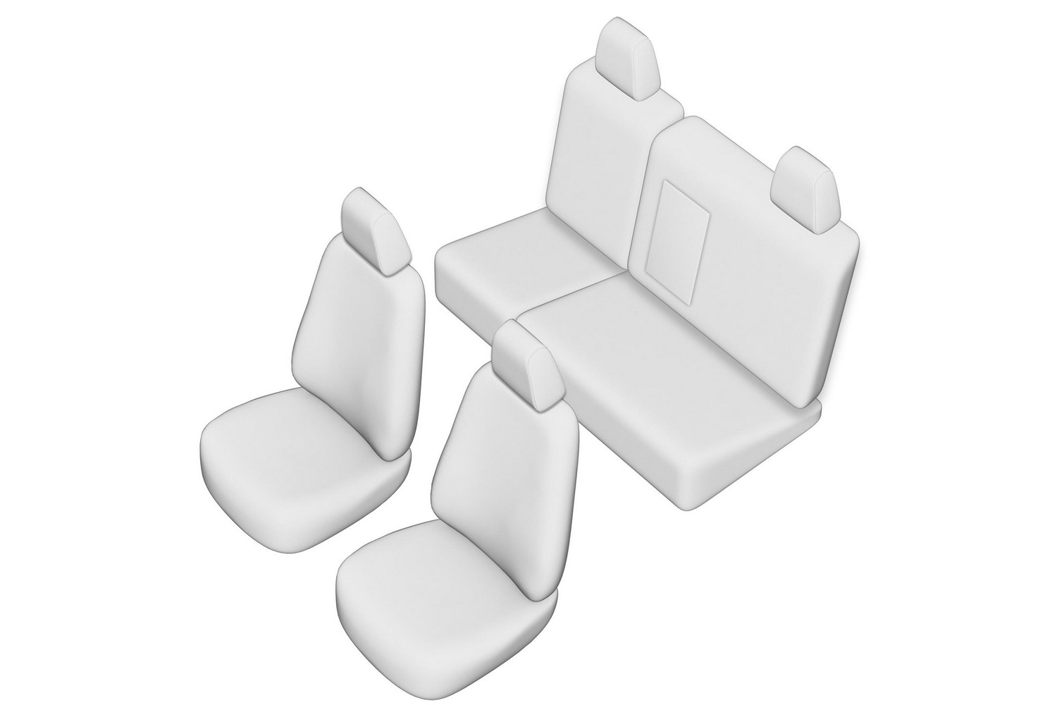 Seat covers line drawing / Sitzbez&uuml;ge Strichzeichnung / Stoelhoezen lijntekening / Dessin au trait des housses de si&egrave;ge