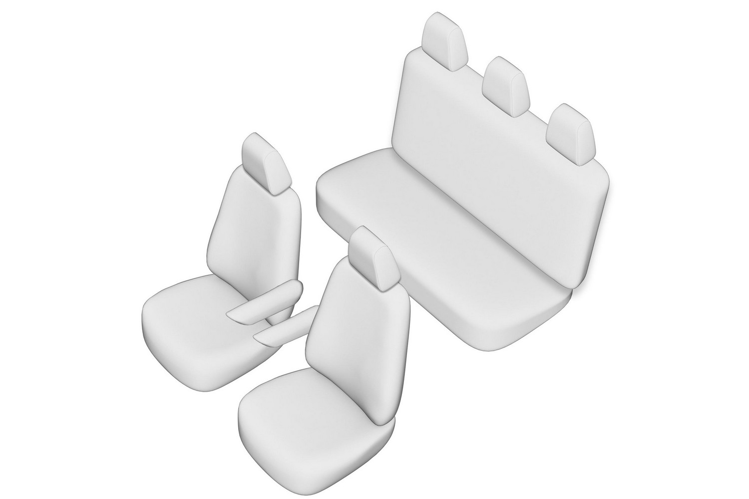 Seat covers line drawing / Sitzbezüge Strichzeichnung / Stoelhoezen lijntekening / Dessin au trait des housses de siège Seat covers line drawing / Sitzbezüge Strichzeichnung / Stoelhoezen lijntekening / Dessin au trait des housses de siège