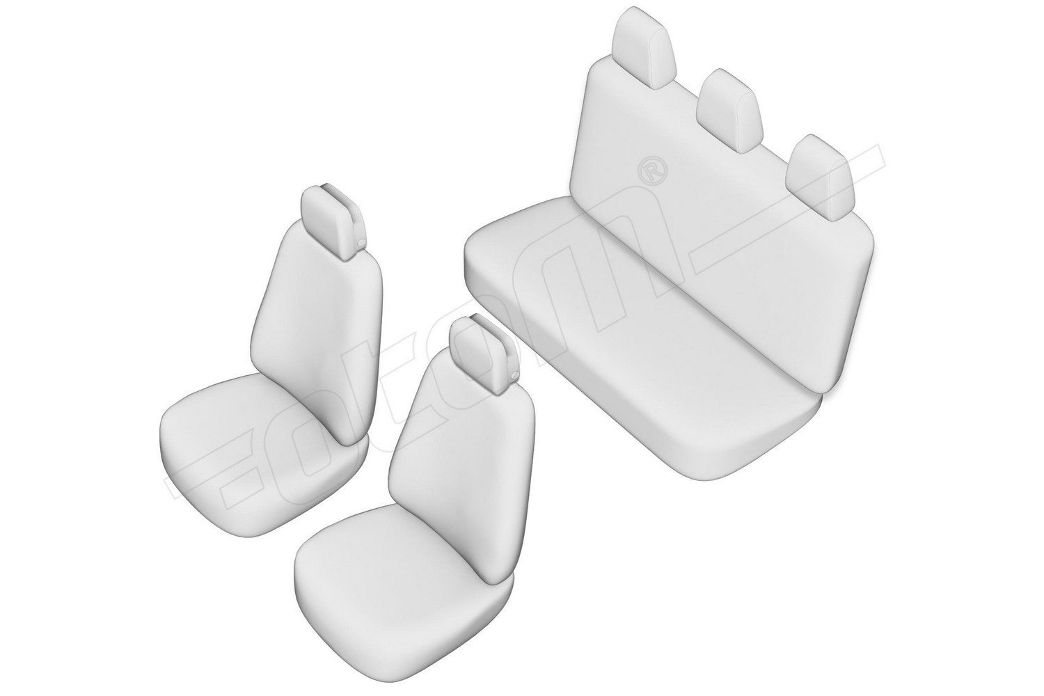 Seat covers line drawing / Sitzbez&uuml;ge Strichzeichnung / Stoelhoezen lijntekening / Dessin au trait des housses de si&egrave;ge