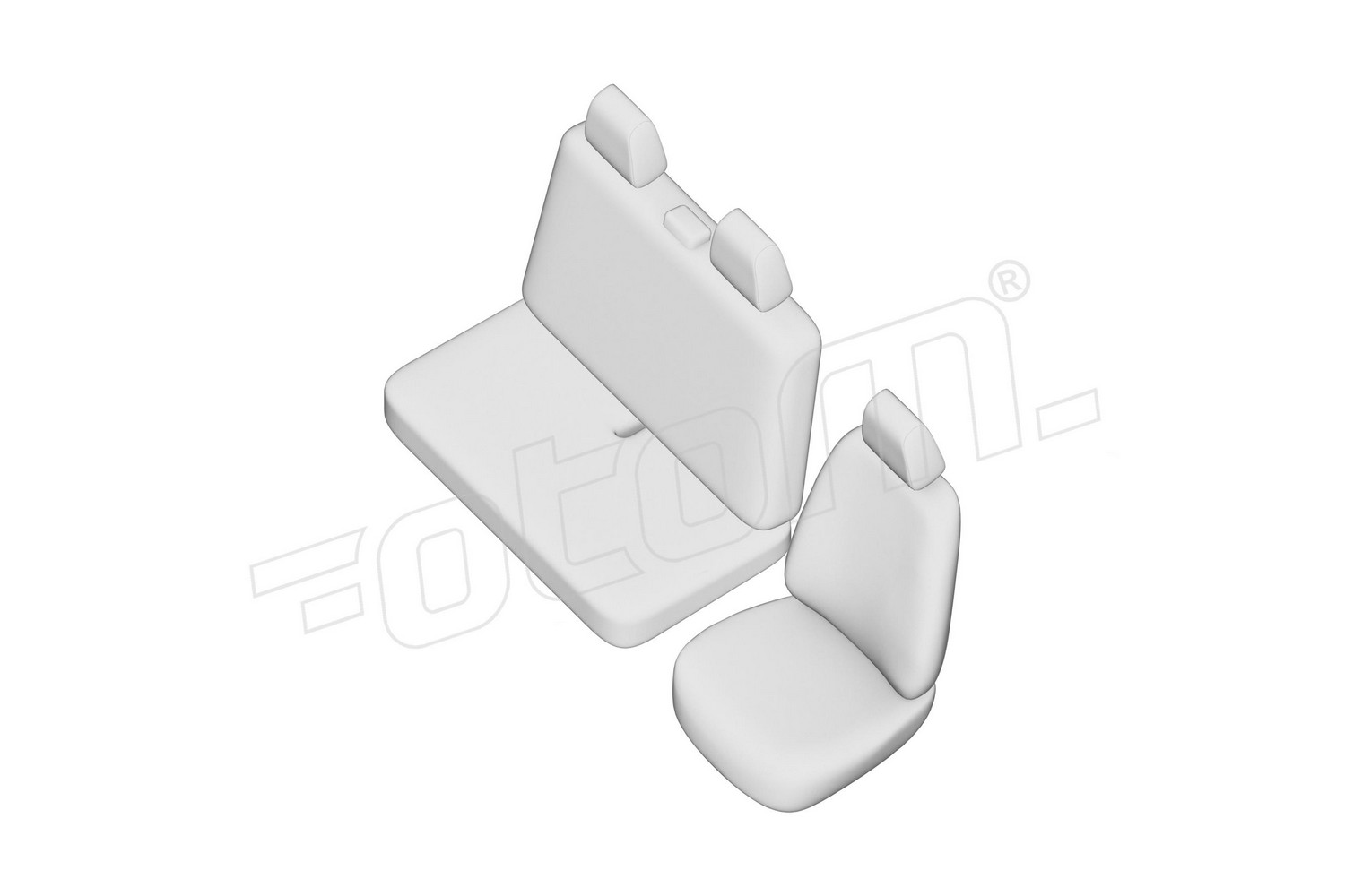 Seat covers line drawing / Sitzbez&uuml;ge Strichzeichnung / Stoelhoezen lijntekening / Dessin au trait des housses de si&egrave;ge