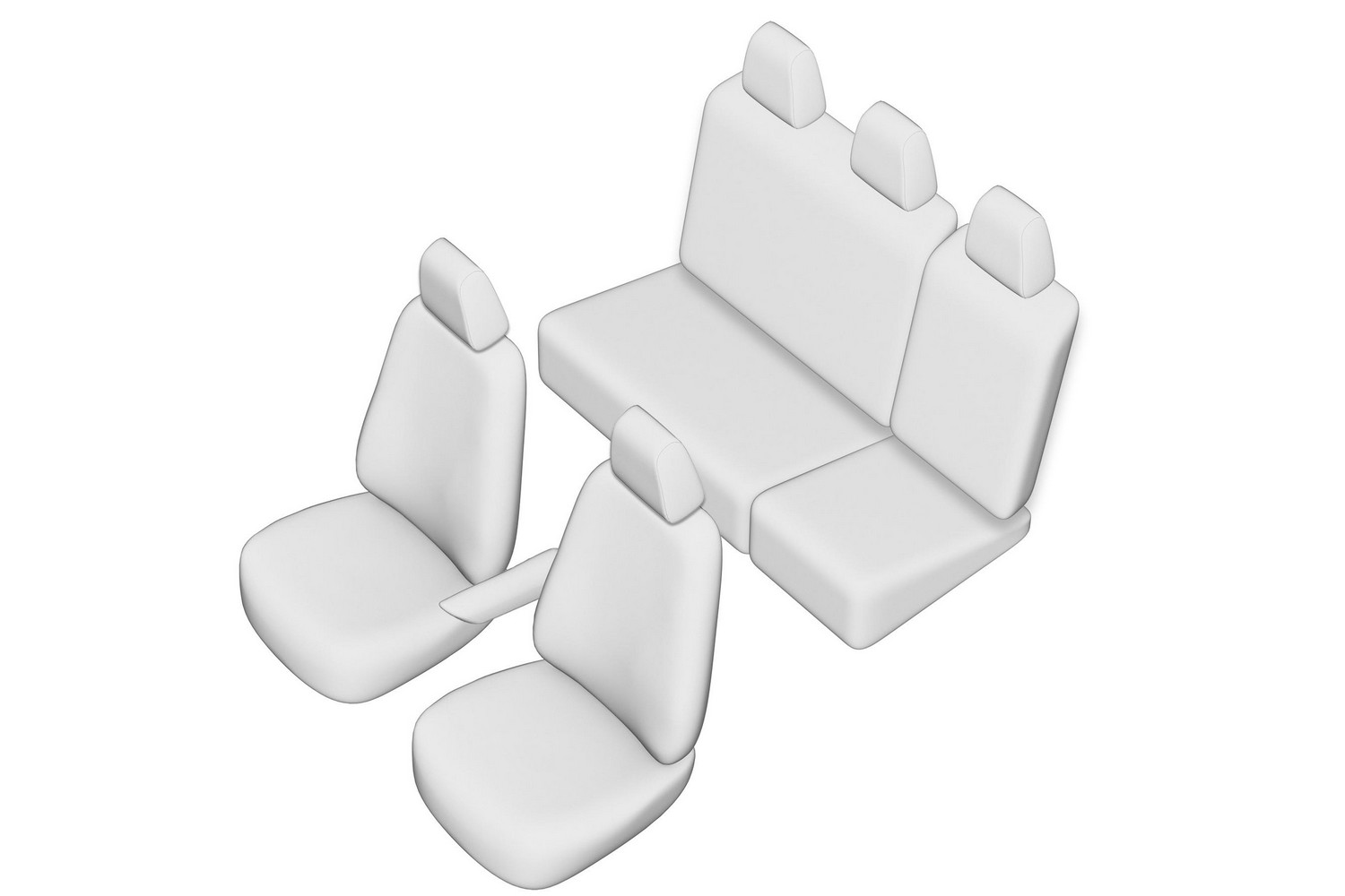 Seat covers line drawing / Sitzbezüge Strichzeichnung / Stoelhoezen lijntekening / Dessin au trait des housses de siège Seat covers line drawing / Sitzbezüge Strichzeichnung / Stoelhoezen lijntekening / Dessin au trait des housses de siège