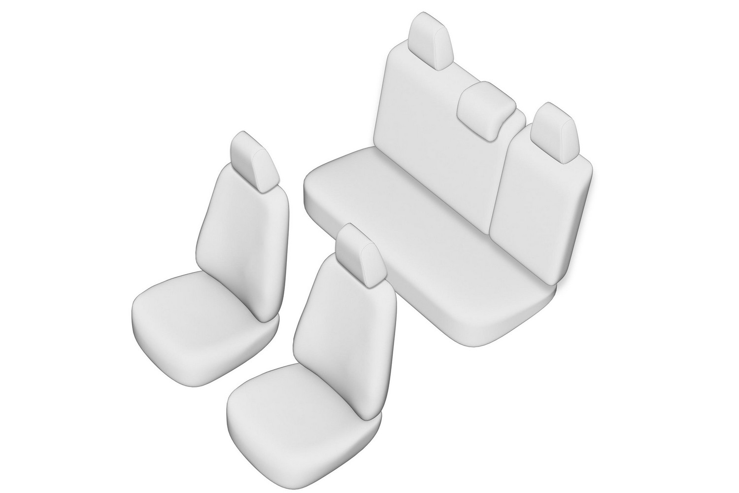 Seat covers line drawing / Sitzbezüge Strichzeichnung / Stoelhoezen lijntekening / Dessin au trait des housses de siège Seat covers line drawing / Sitzbezüge Strichzeichnung / Stoelhoezen lijntekening / Dessin au trait des housses de siège