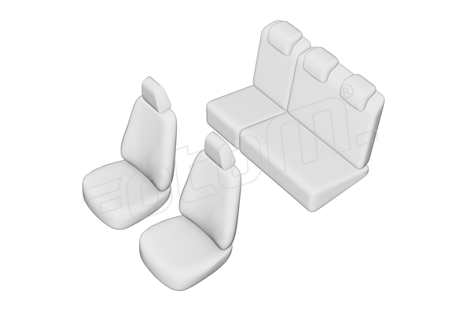 Seat covers line drawing / Sitzbezüge Strichzeichnung / Stoelhoezen lijntekening / Dessin au trait des housses de siège Seat covers line drawing / Sitzbezüge Strichzeichnung / Stoelhoezen lijntekening / Dessin au trait des housses de siège