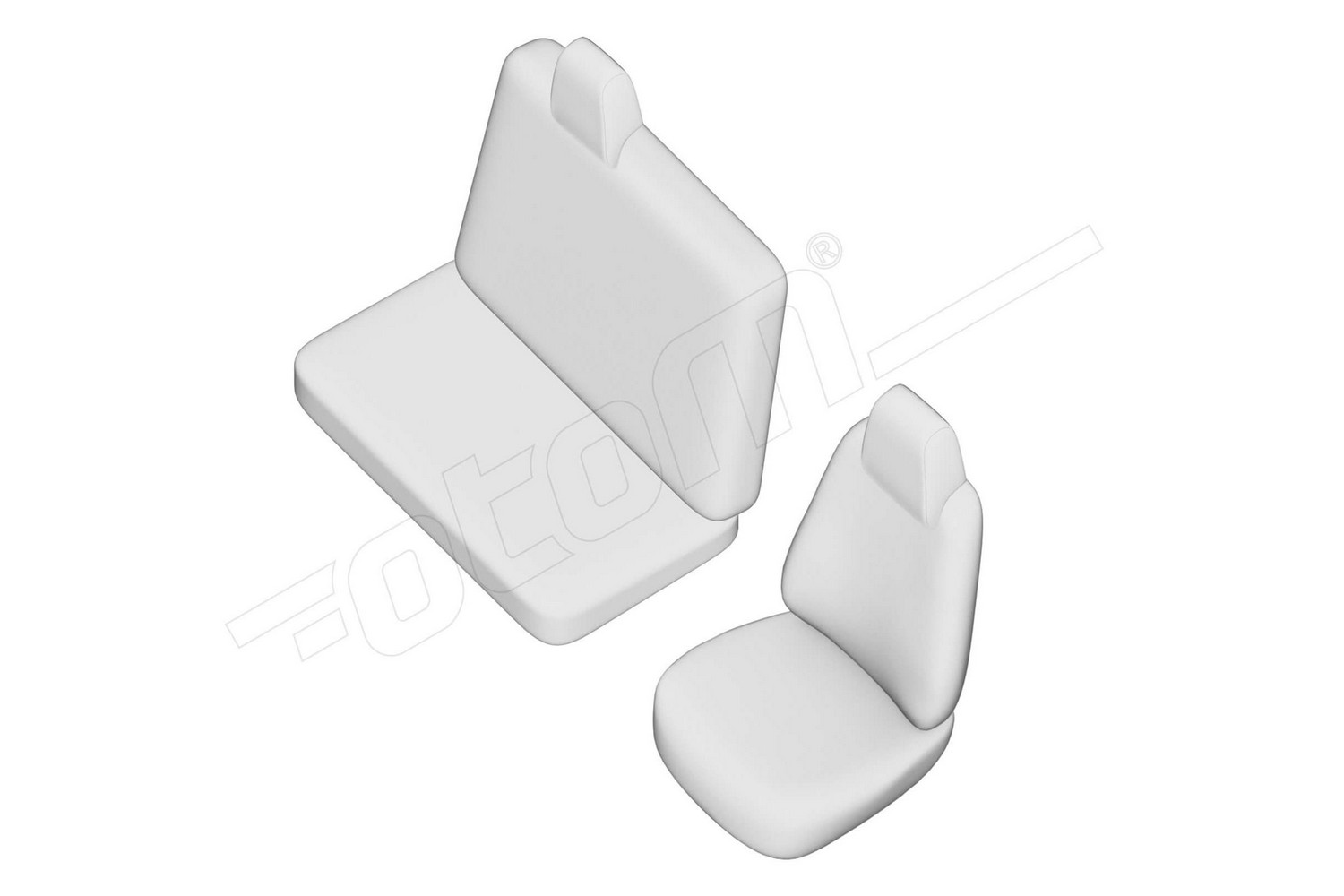 Seat covers line drawing / Sitzbez&uuml;ge Strichzeichnung / Stoelhoezen lijntekening / Dessin au trait des housses de si&egrave;ge