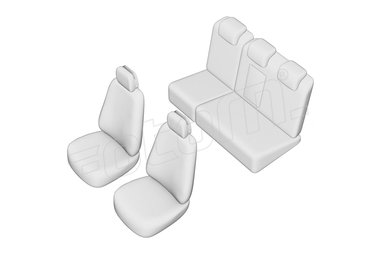 Seat covers line drawing / Sitzbezüge Strichzeichnung / Stoelhoezen lijntekening / Dessin au trait des housses de siège Seat covers line drawing / Sitzbezüge Strichzeichnung / Stoelhoezen lijntekening / Dessin au trait des housses de siège