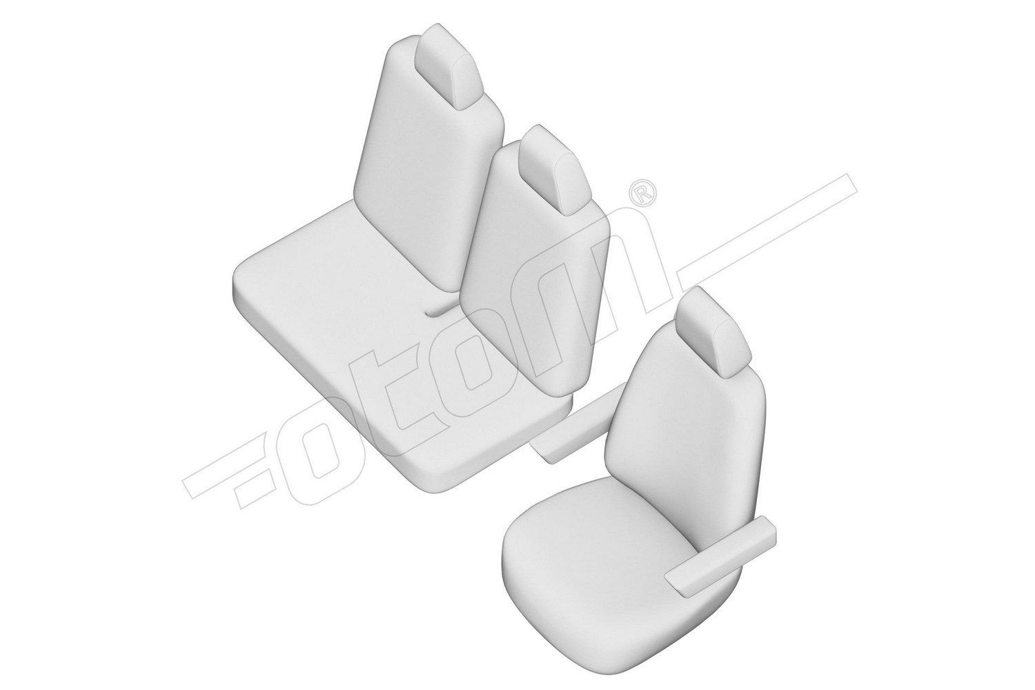 Seat covers line drawing / Sitzbez&uuml;ge Strichzeichnung / Stoelhoezen lijntekening / Dessin au trait des housses de si&egrave;ge