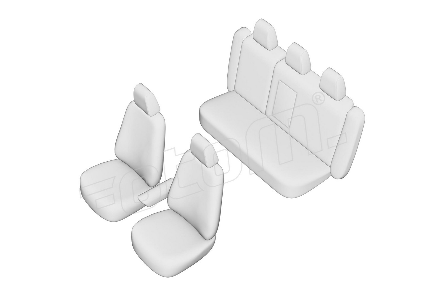 Seat covers line drawing / Sitzbezüge Strichzeichnung / Stoelhoezen lijntekening / Dessin au trait des housses de siège Seat covers line drawing / Sitzbezüge Strichzeichnung / Stoelhoezen lijntekening / Dessin au trait des housses de siège