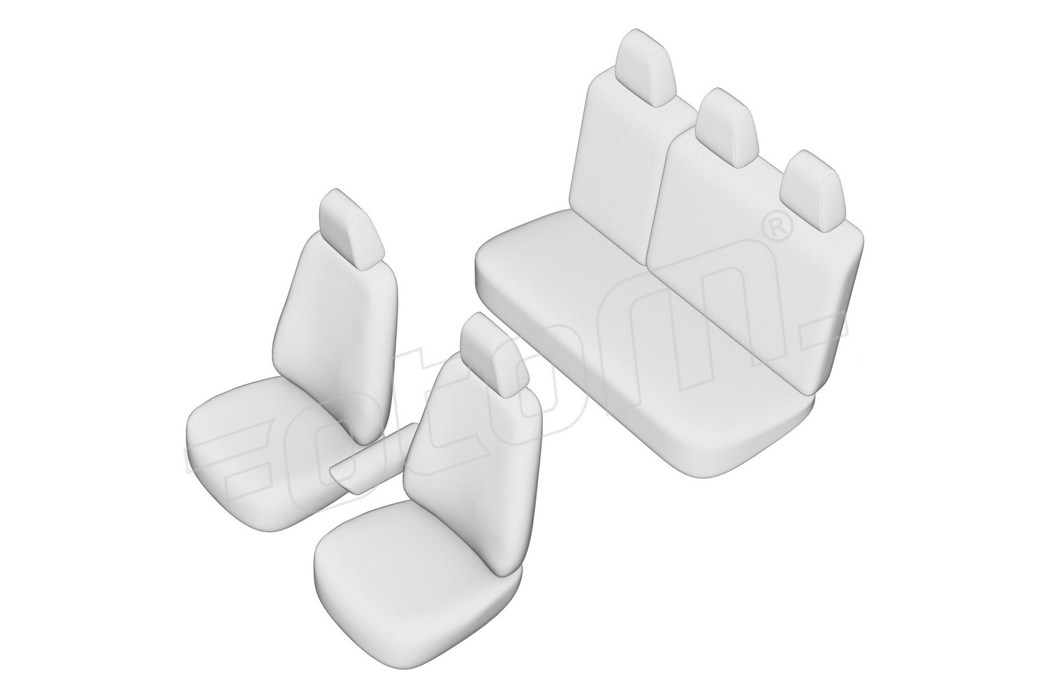 Seat covers line drawing / Sitzbezüge Strichzeichnung / Stoelhoezen lijntekening / Dessin au trait des housses de siège Seat covers line drawing / Sitzbezüge Strichzeichnung / Stoelhoezen lijntekening / Dessin au trait des housses de siège