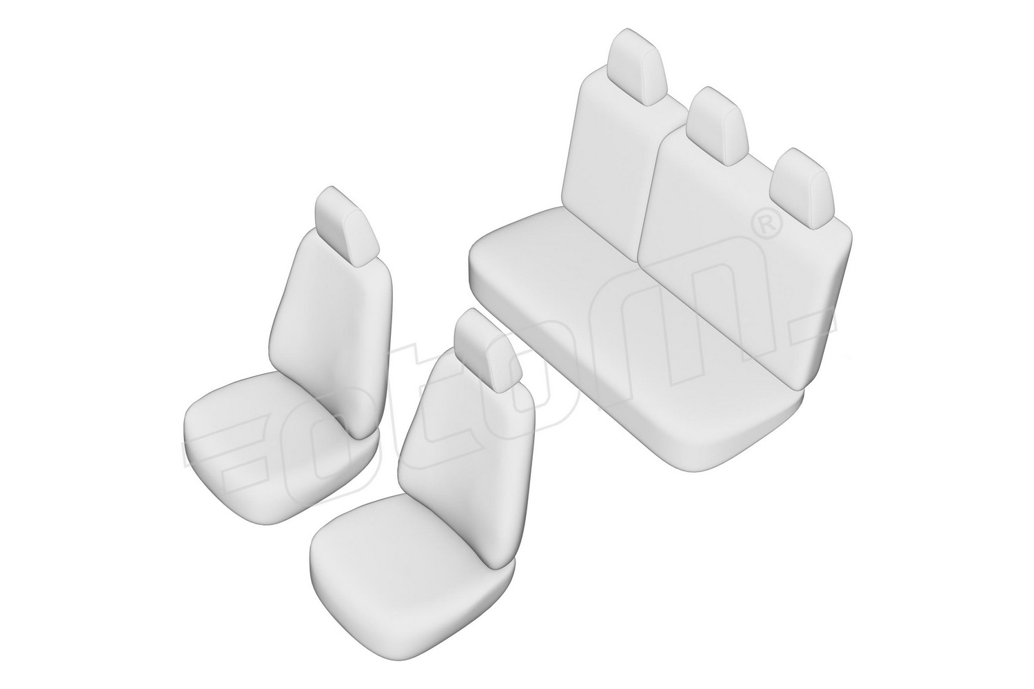 Seat covers line drawing / Sitzbezüge Strichzeichnung / Stoelhoezen lijntekening / Dessin au trait des housses de siège Seat covers line drawing / Sitzbezüge Strichzeichnung / Stoelhoezen lijntekening / Dessin au trait des housses de siège