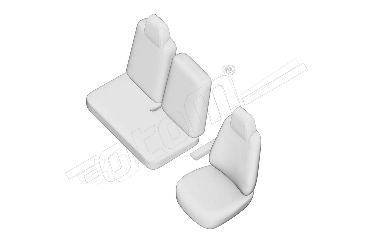 Seat covers line drawing / Sitzbezüge Strichzeichnung / Stoelhoezen lijntekening / Dessin au trait des housses de siège Seat covers line drawing / Sitzbezüge Strichzeichnung / Stoelhoezen lijntekening / Dessin au trait des housses de siège