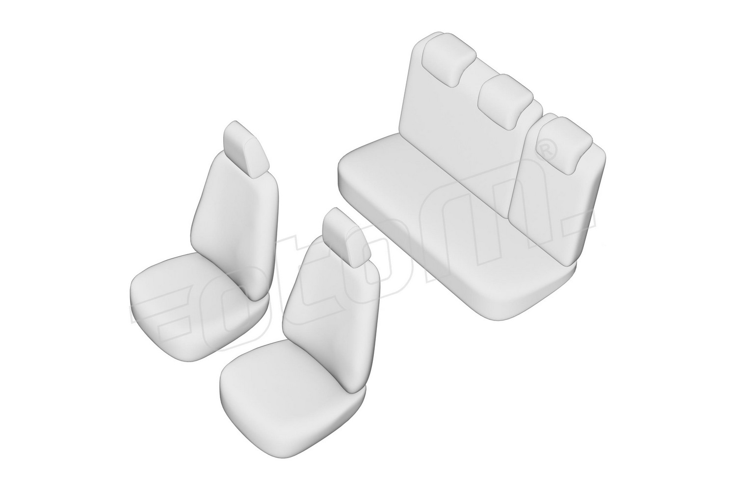 Seat covers line drawing / Sitzbezüge Strichzeichnung / Stoelhoezen lijntekening / Dessin au trait des housses de siège Seat covers line drawing / Sitzbezüge Strichzeichnung / Stoelhoezen lijntekening / Dessin au trait des housses de siège