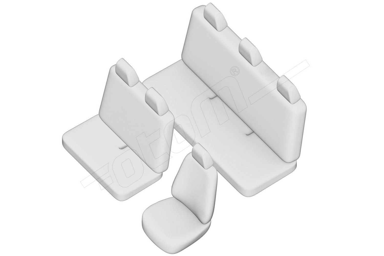 Seat covers line drawing / Sitzbezüge Strichzeichnung / Stoelhoezen lijntekening / Dessin au trait des housses de siège Seat covers line drawing / Sitzbezüge Strichzeichnung / Stoelhoezen lijntekening / Dessin au trait des housses de siège