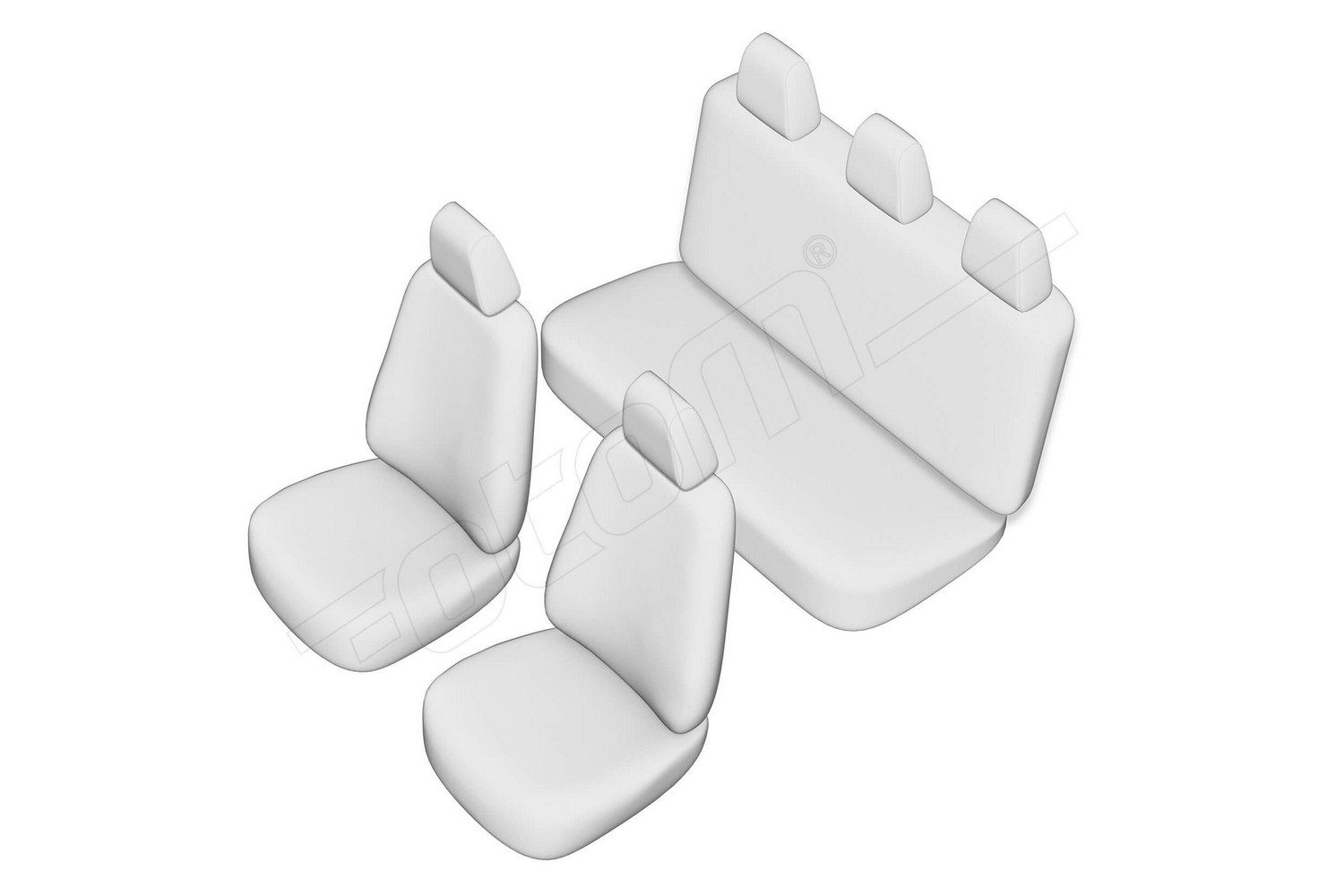 Seat covers line drawing / Sitzbez&uuml;ge Strichzeichnung / Stoelhoezen lijntekening / Dessin au trait des housses de si&egrave;ge