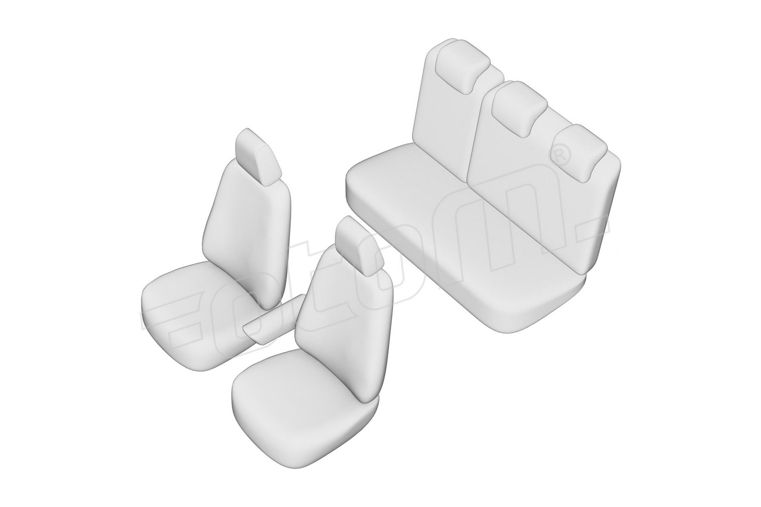 Seat covers line drawing / Sitzbezüge Strichzeichnung / Stoelhoezen lijntekening / Dessin au trait des housses de siège Seat covers line drawing / Sitzbezüge Strichzeichnung / Stoelhoezen lijntekening / Dessin au trait des housses de siège