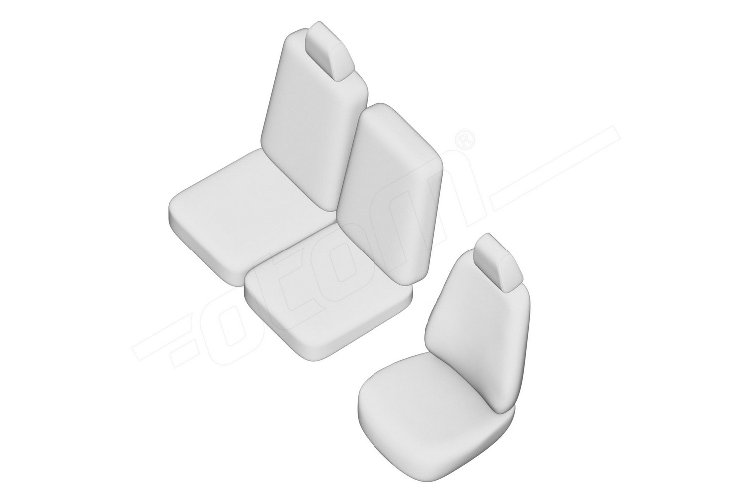 Seat covers line drawing / Sitzbez&uuml;ge Strichzeichnung / Stoelhoezen lijntekening / Dessin au trait des housses de si&egrave;ge