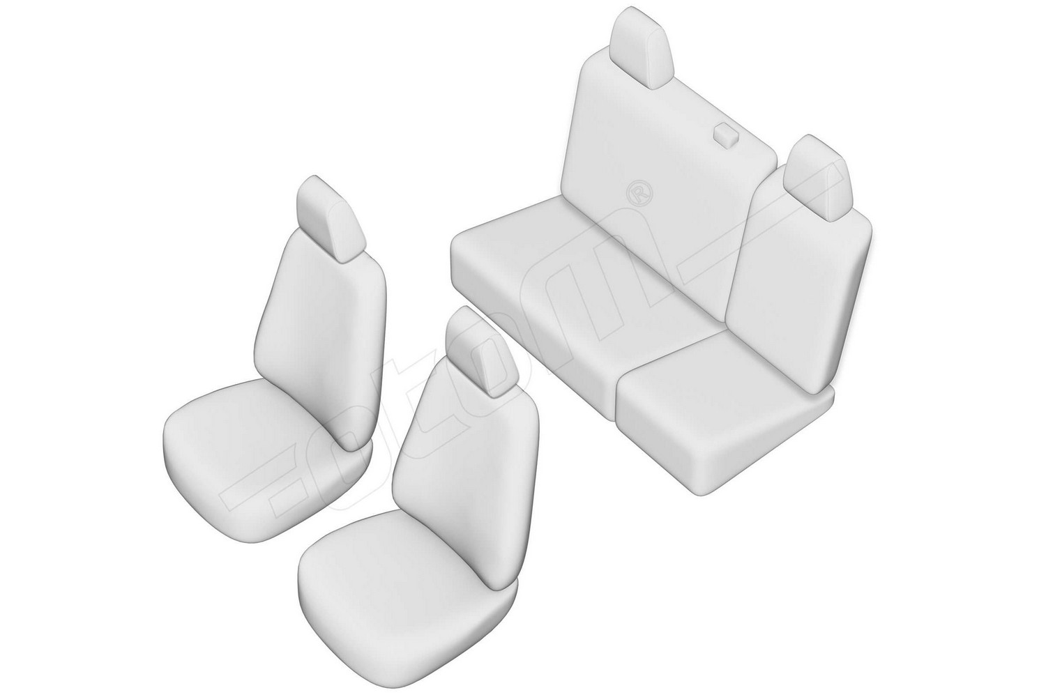 Seat covers line drawing / Sitzbezüge Strichzeichnung / Stoelhoezen lijntekening / Dessin au trait des housses de siège Seat covers line drawing / Sitzbezüge Strichzeichnung / Stoelhoezen lijntekening / Dessin au trait des housses de siège