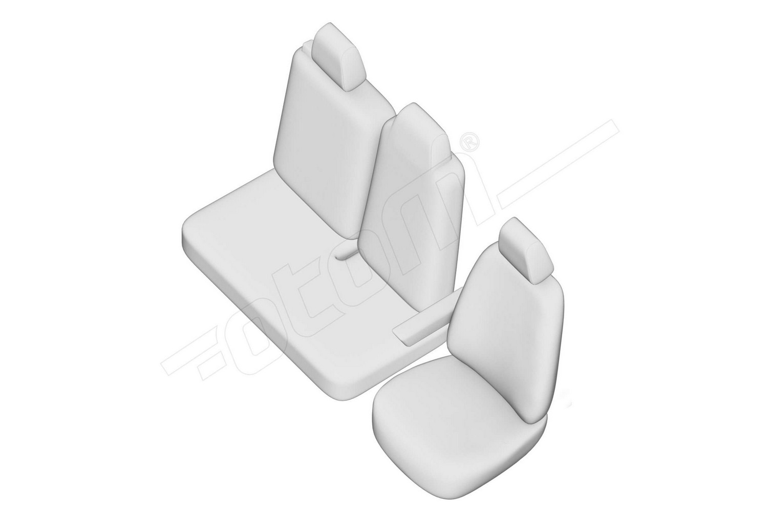 Seat covers line drawing / Sitzbez&uuml;ge Strichzeichnung / Stoelhoezen lijntekening / Dessin au trait des housses de si&egrave;ge