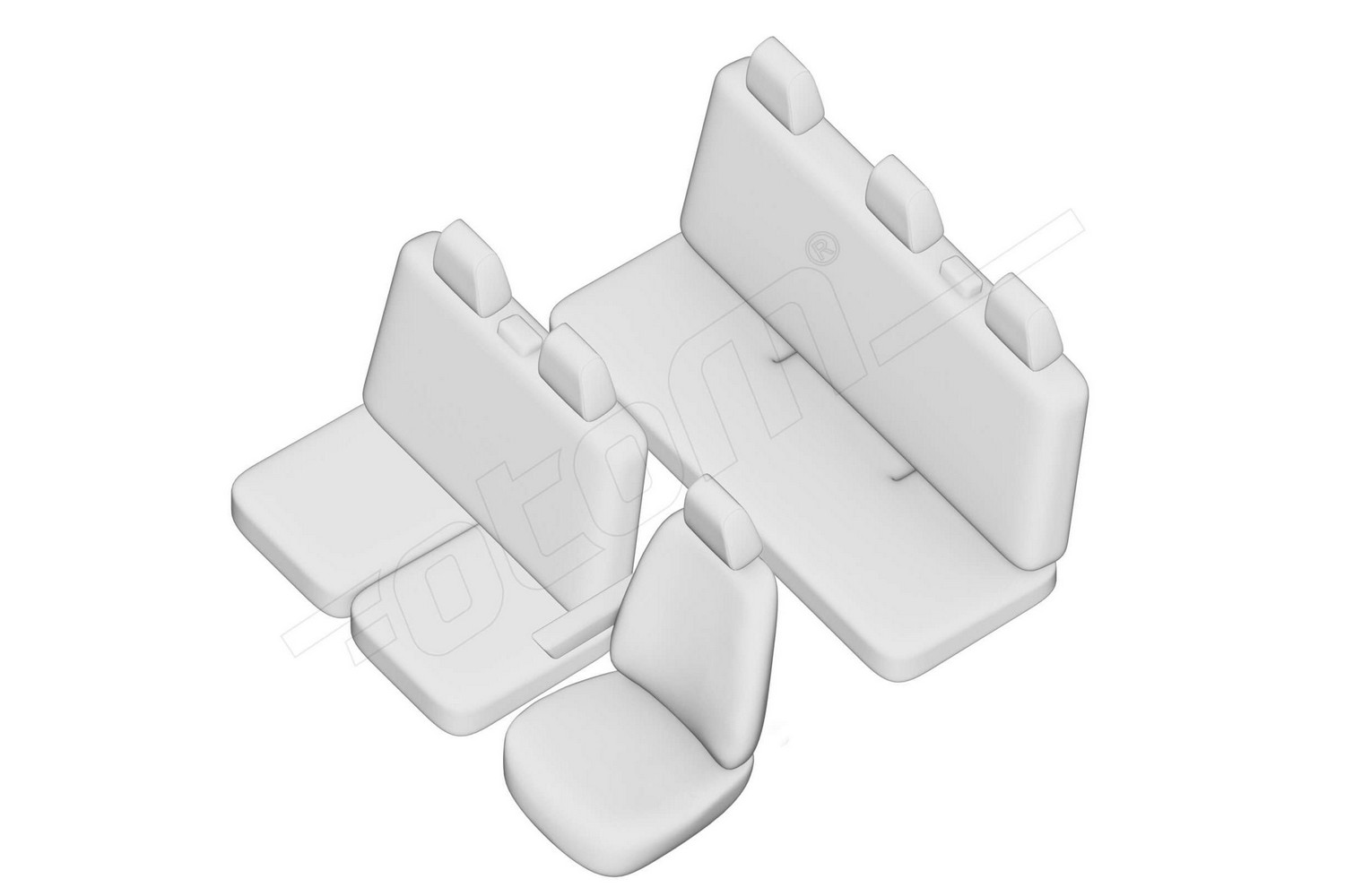 Seat covers line drawing / Sitzbezüge Strichzeichnung / Stoelhoezen lijntekening / Dessin au trait des housses de siège Seat covers line drawing / Sitzbezüge Strichzeichnung / Stoelhoezen lijntekening / Dessin au trait des housses de siège