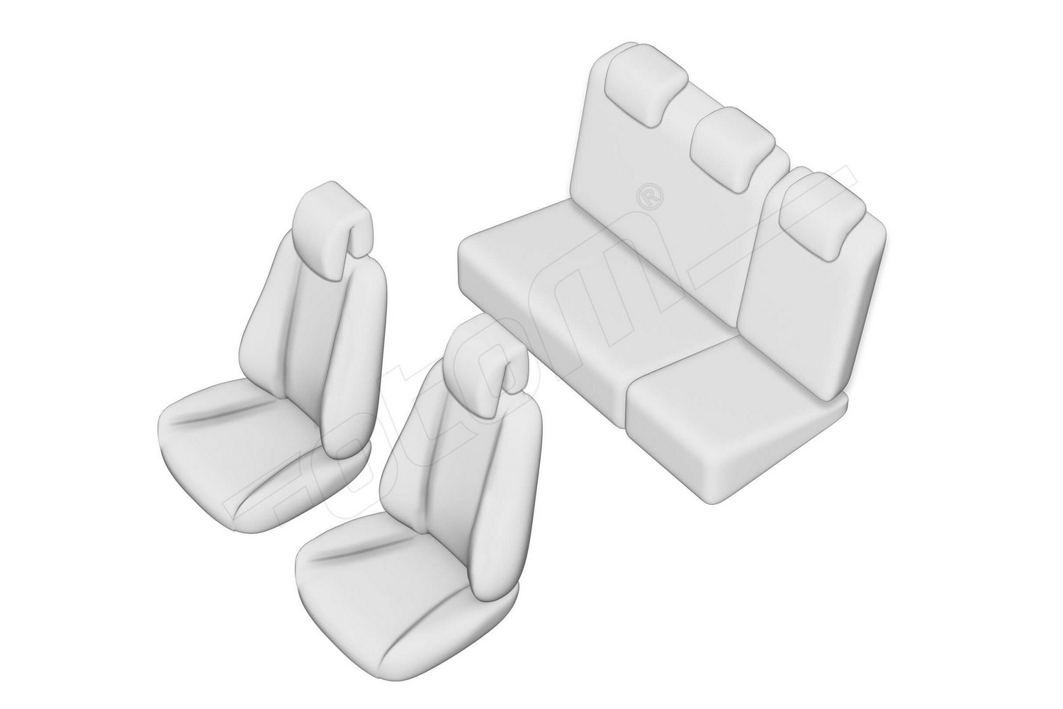 Seat covers line drawing / Sitzbezüge Strichzeichnung / Stoelhoezen lijntekening / Dessin au trait des housses de siège Seat covers line drawing / Sitzbezüge Strichzeichnung / Stoelhoezen lijntekening / Dessin au trait des housses de siège