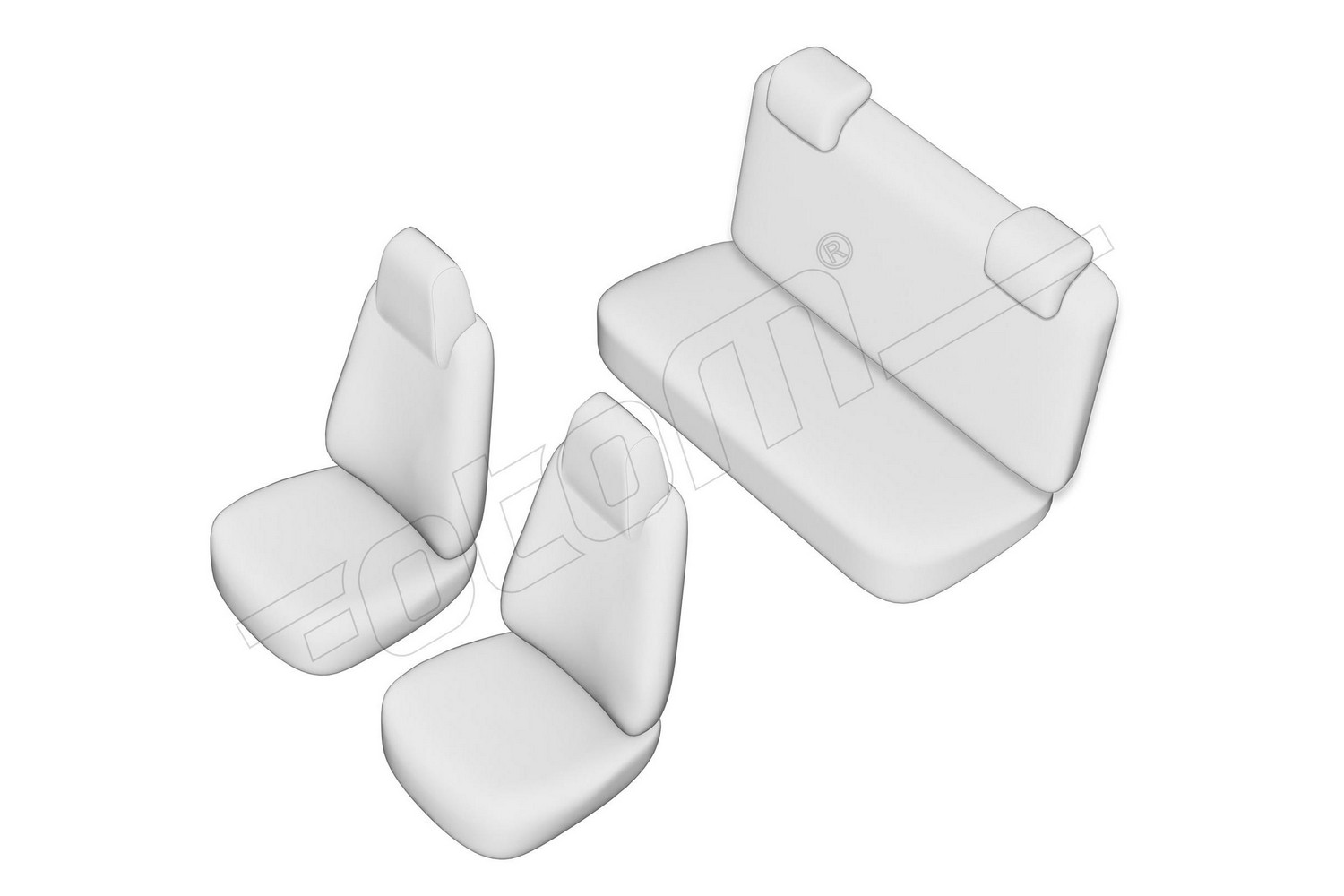 Seat covers line drawing / Sitzbezüge Strichzeichnung / Stoelhoezen lijntekening / Dessin au trait des housses de siège Seat covers line drawing / Sitzbezüge Strichzeichnung / Stoelhoezen lijntekening / Dessin au trait des housses de siège