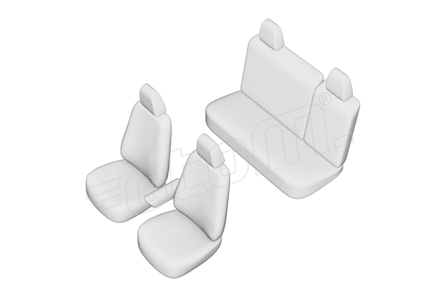 Seat covers line drawing / Sitzbezüge Strichzeichnung / Stoelhoezen lijntekening / Dessin au trait des housses de siège Seat covers line drawing / Sitzbezüge Strichzeichnung / Stoelhoezen lijntekening / Dessin au trait des housses de siège