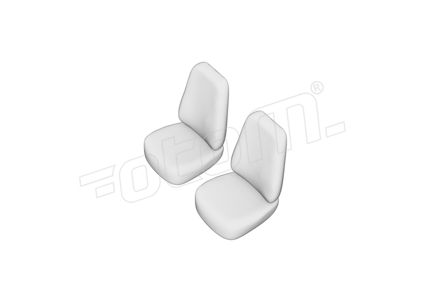 Seat covers line drawing / Sitzbez&uuml;ge Strichzeichnung / Stoelhoezen lijntekening / Dessin au trait des housses de si&egrave;ge